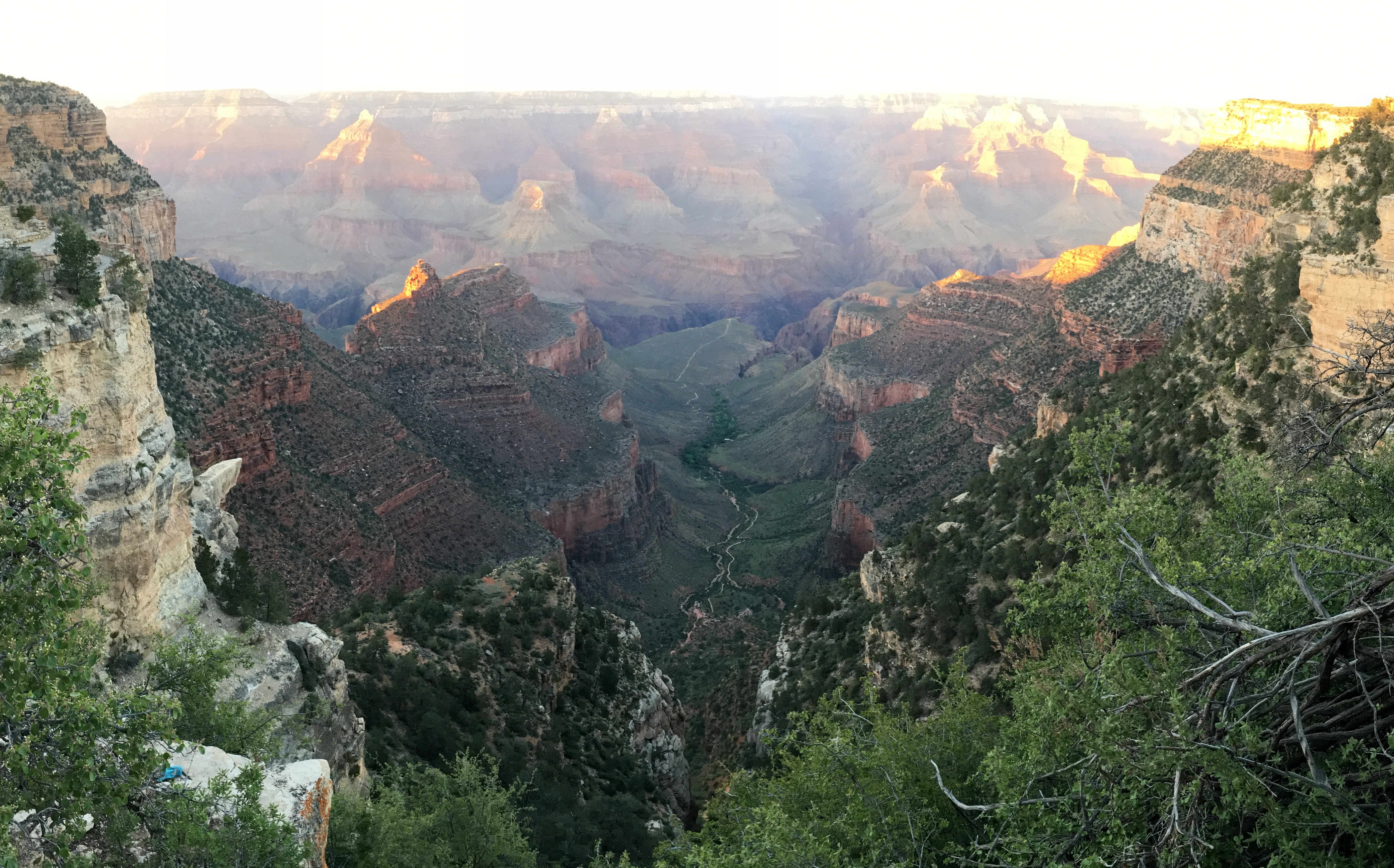 Bright Angel Sunset - Grand Canyon 2017