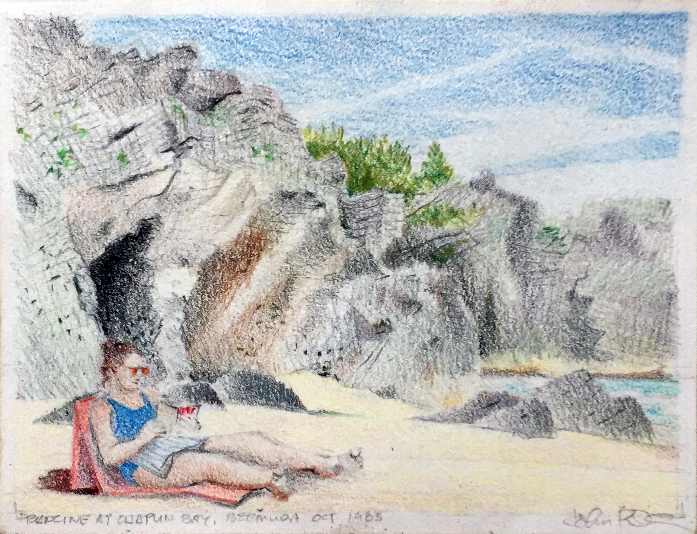 Francine at Chaplin Bay Bermuda