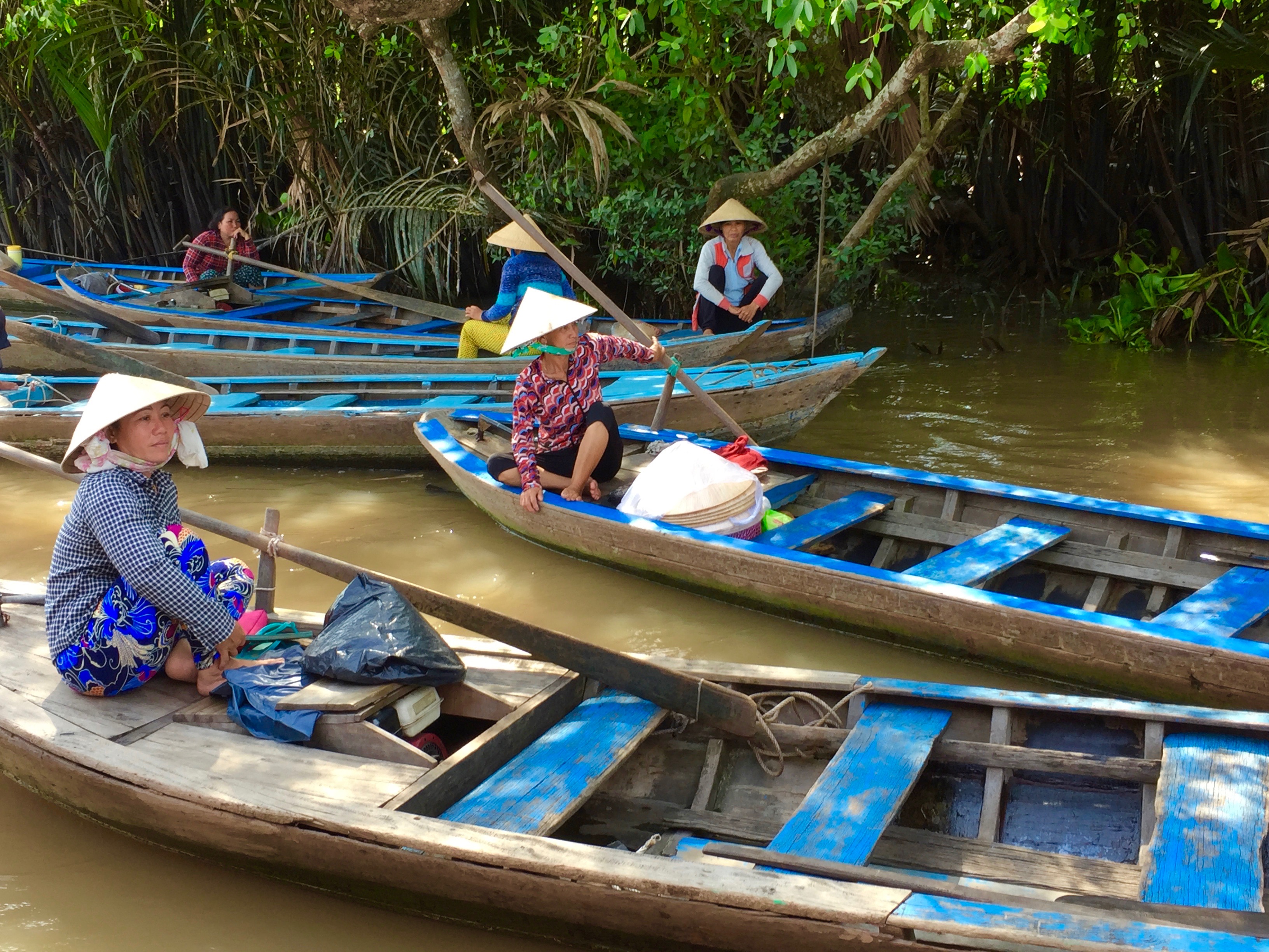 Sampan Ladies, Ben Tre, Vietnam 2017